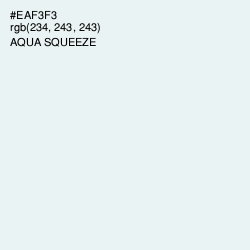 #EAF3F3 - Aqua Squeeze Color Image